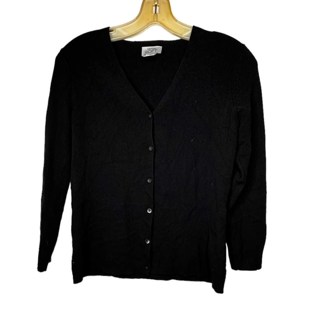 Ann Taylor Loft Black Cardigan Sweater